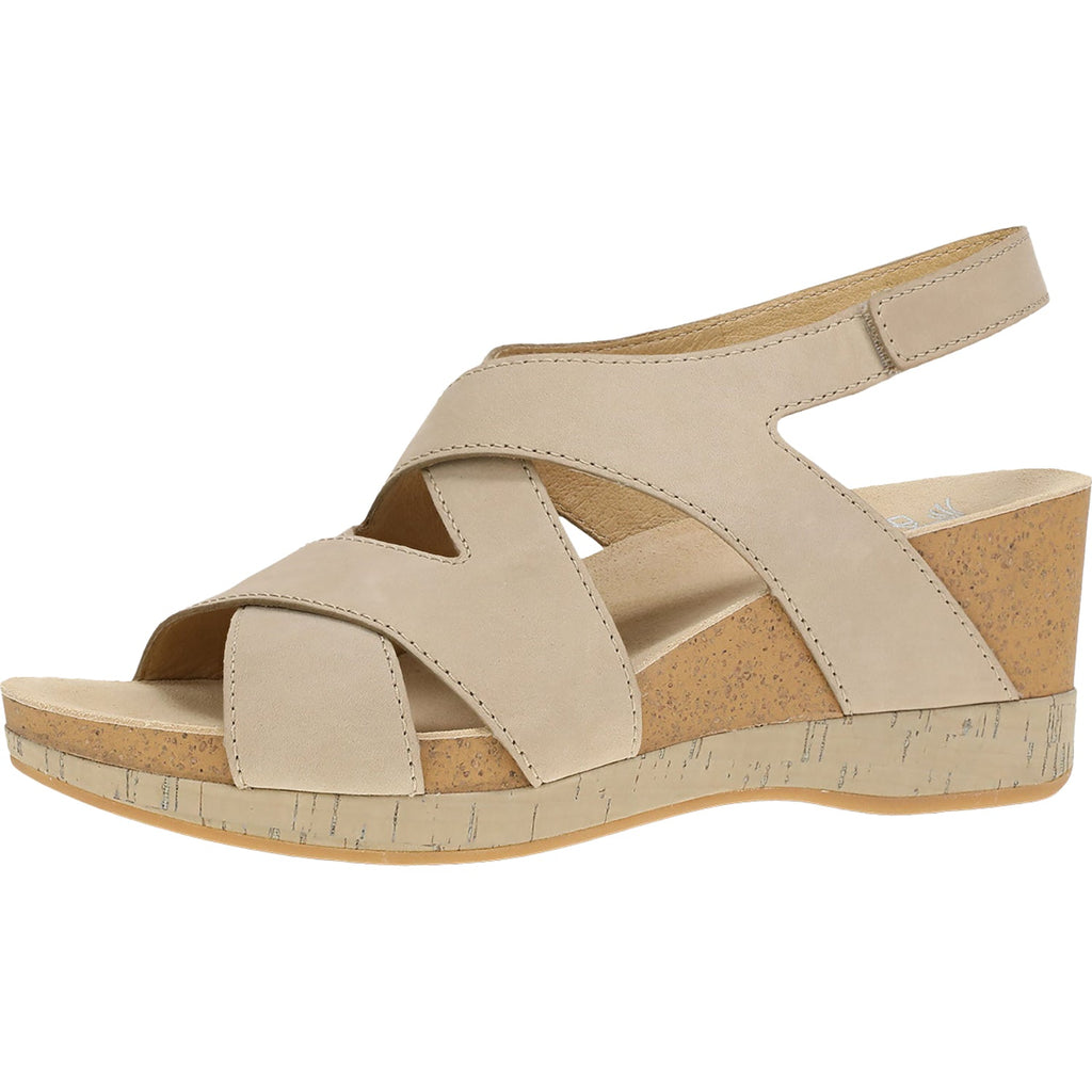 Dansko Shyla Women's Wedge Sandals Sand Milled Nubuck