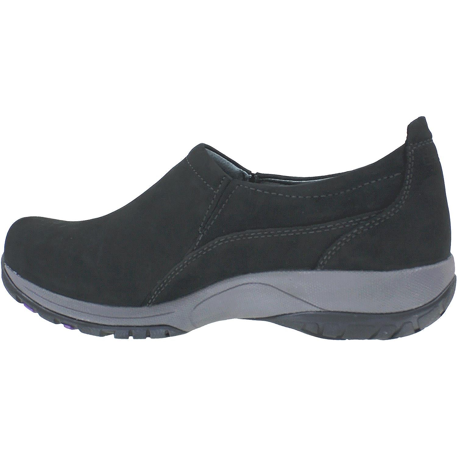 Dansko Patti Women's Waterproof Clogs Black Milled Nubuck