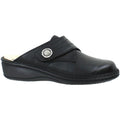 Finn Comfort Santa Fe Soft Women's Open Back Clogs Black Nappa Leather