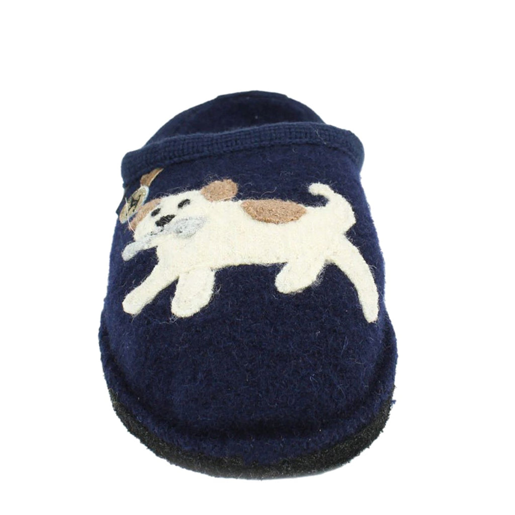 Haflinger Fido Women's Slippers Navy
