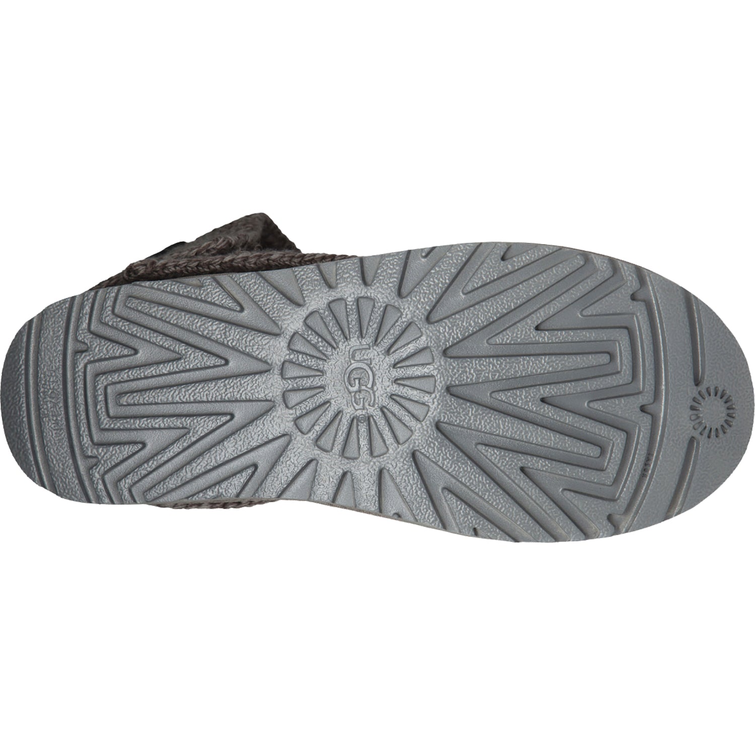 UGG Classic Cardy Women's Knit Boots Grey Knit Fabric