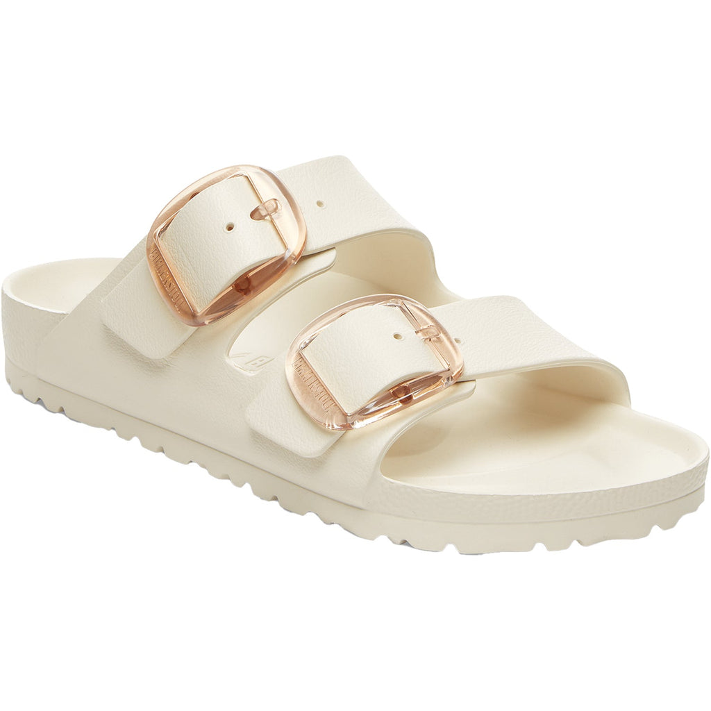 Eva Big Buckle Arizona Women's Recovery Sandals Eggshell