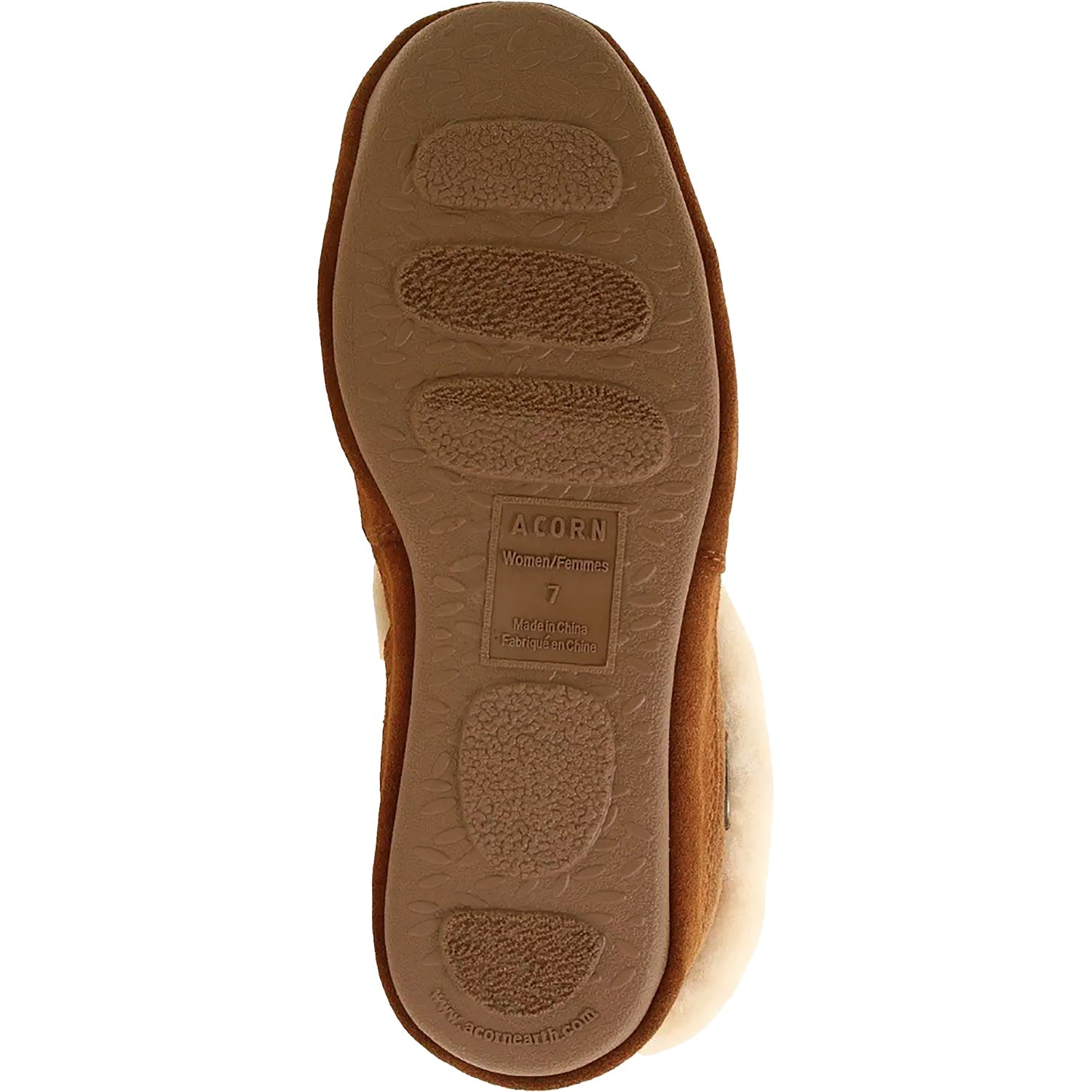 Acorn Oh Ewe Sheepskin Women's Slippers Walnut
