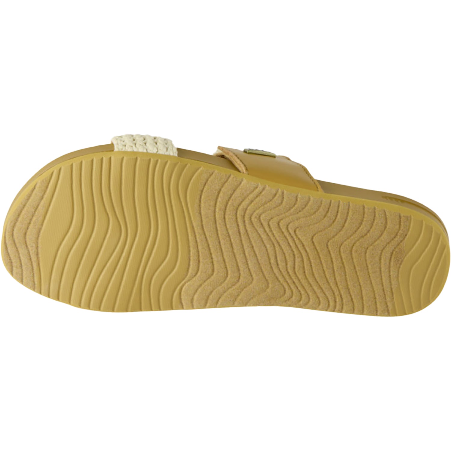 Reef Cushion Vista Women's Slide Sandals Natural Crochet Textile Synthetic
