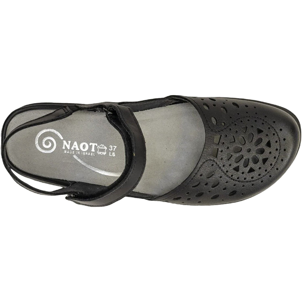 Naot Arataki Women's Mary Janes Black Raven Leather