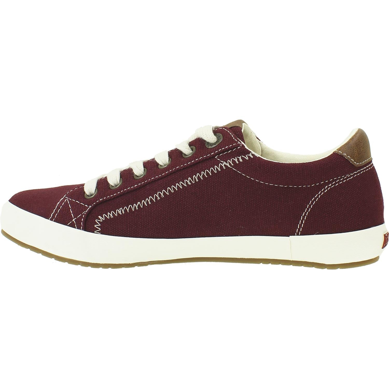 Taos Star Burst Women's Supportive Sneakers Burgundy Canvas