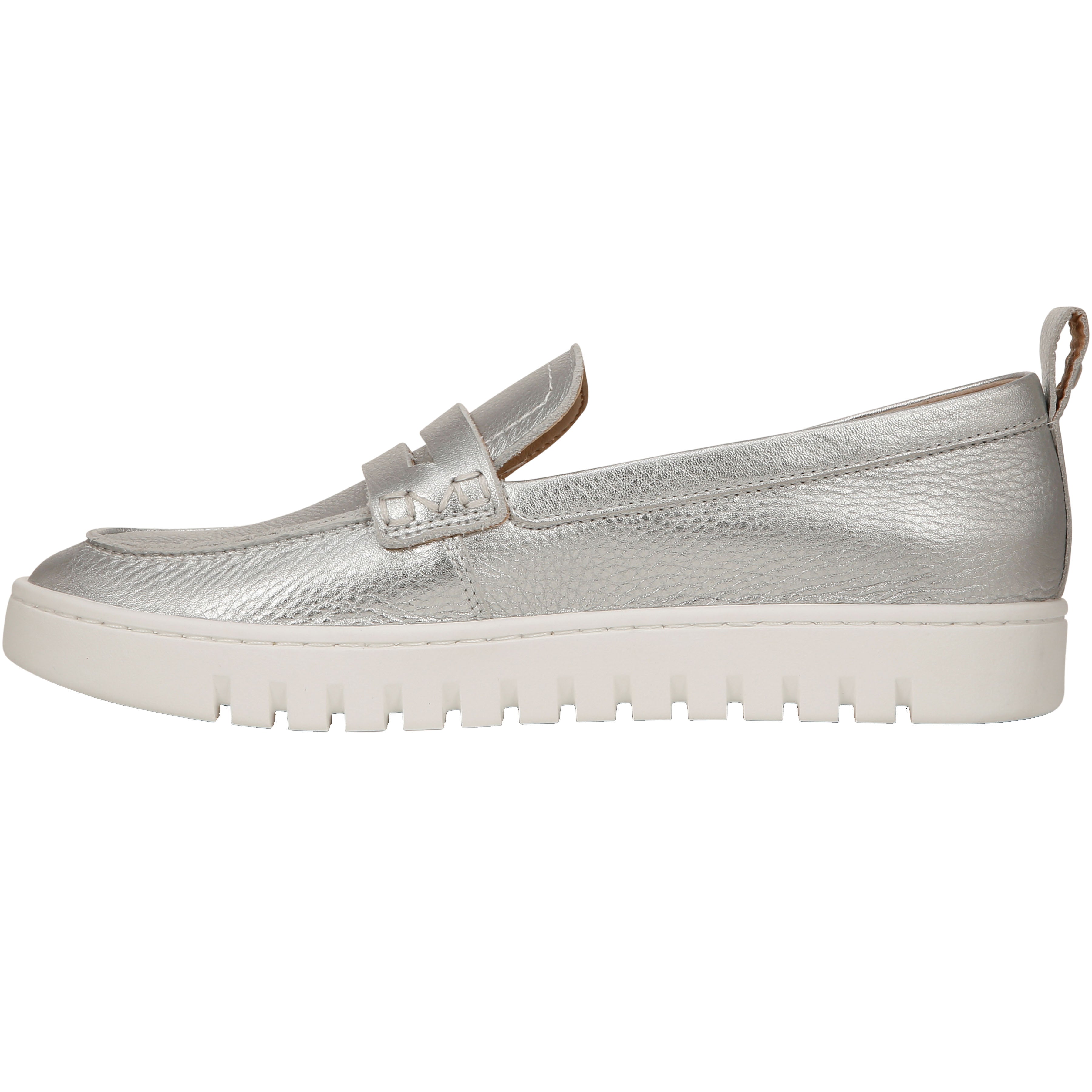 Vionic Uptown Loafer Women's Loafers Silver Metallic Leather