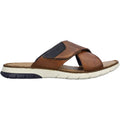 Rieker 25283-23 Cody 83 Men's Sandals Peanut/Pazifik Synthetic