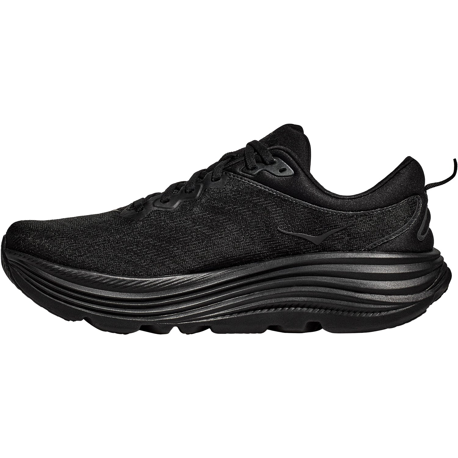 Hoka Gaviota 5 (Stability Support) Men's Everyday Running Shoes Black/Black Mesh