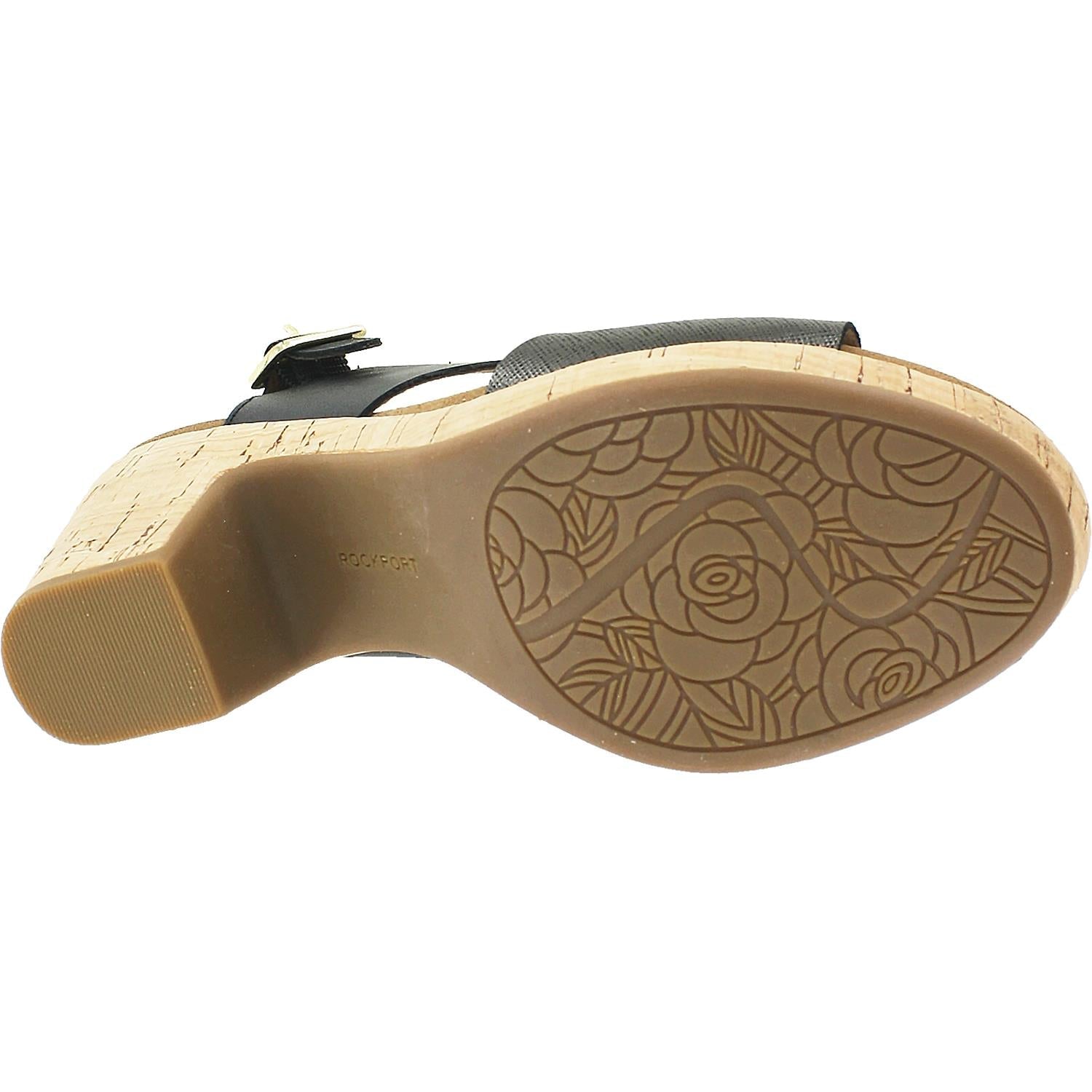 Rockport Vivianne 2 Part Women's Sandal Black Multi Leather