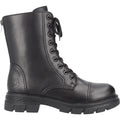 Rieker Z9107-00 Tora 07 Women's Combat Boots Black Leather