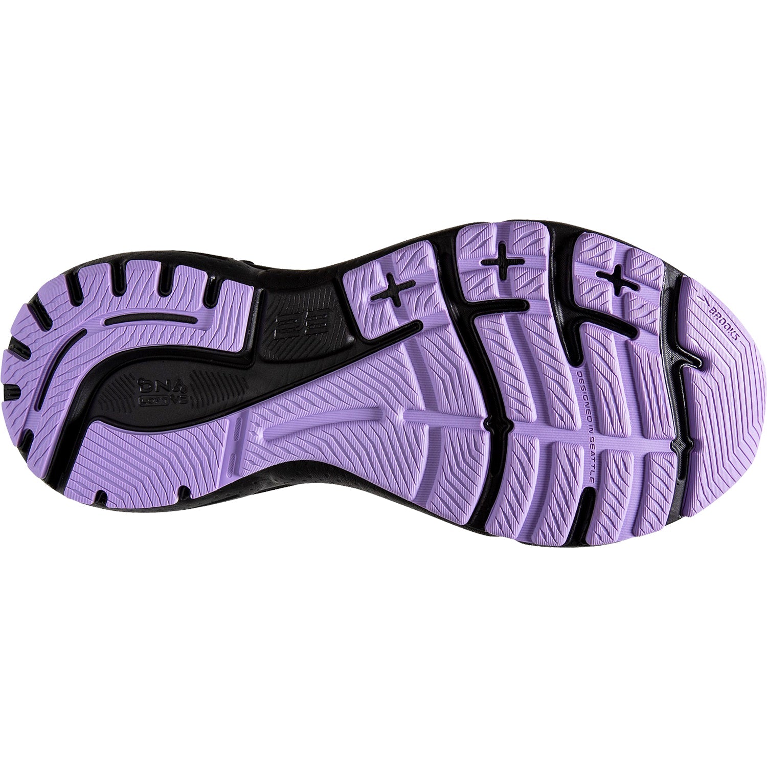 Brooks Adrenaline GTS 23 Stability Mesh (Stability Support) Women's Running Shoes Grey/Black/Purple