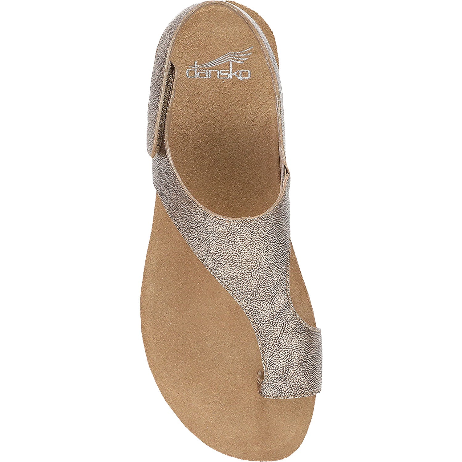 Dansko Reece Women's Thong Sandals Bronze Metallic