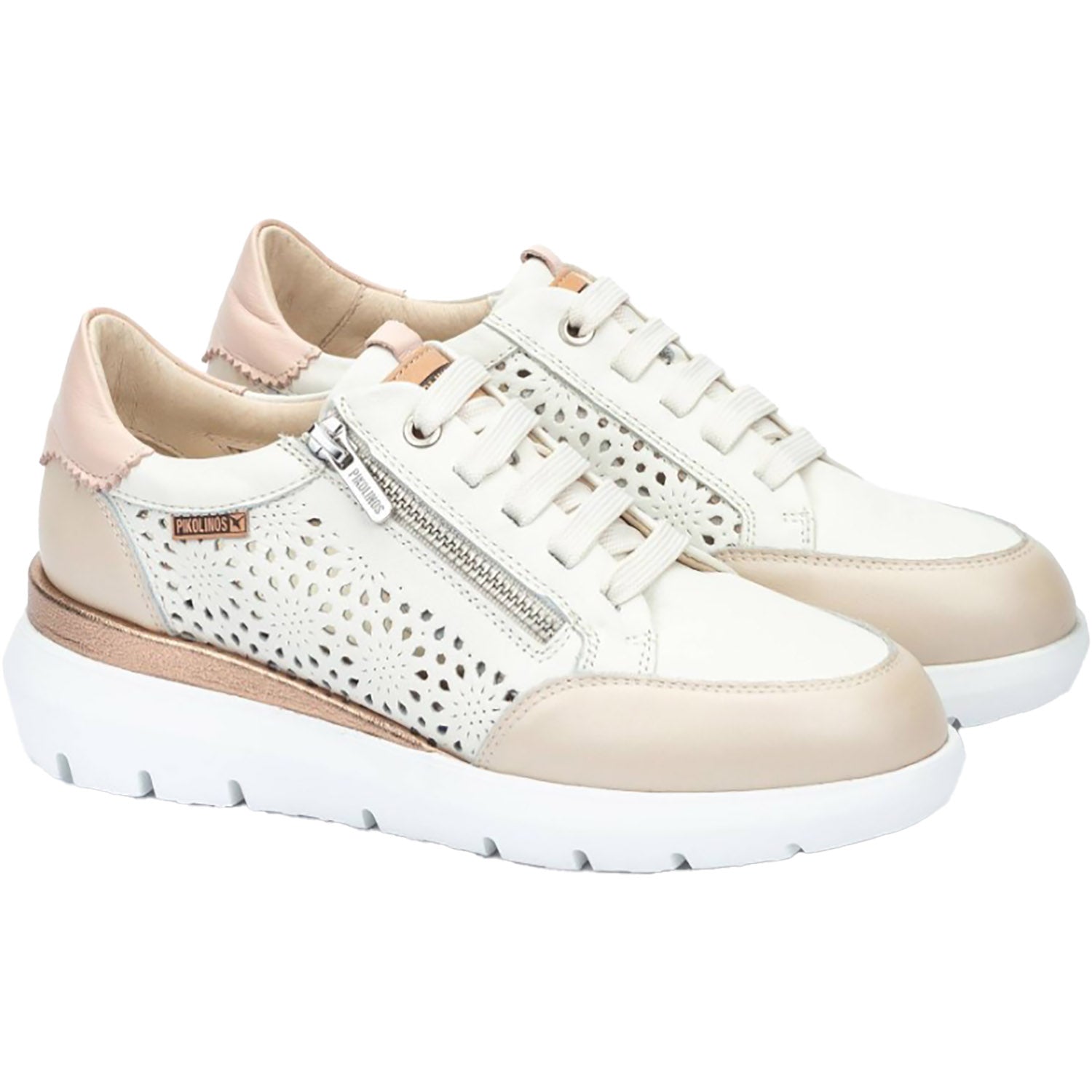 Pikolinos Ruea Women's Athletic Shoes Trainers Off White