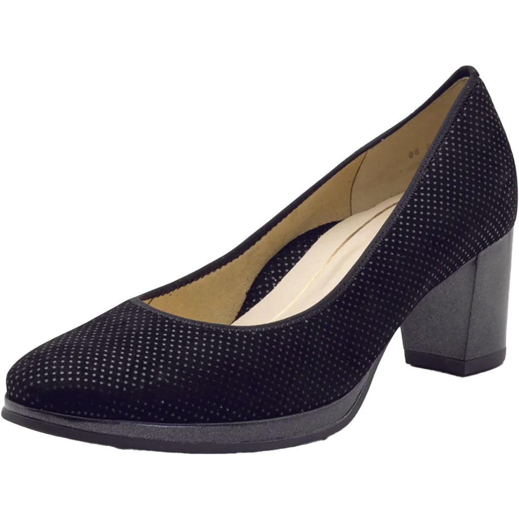 Ara Ophelia Women's High Heel Pumps Black Puntikid Leather