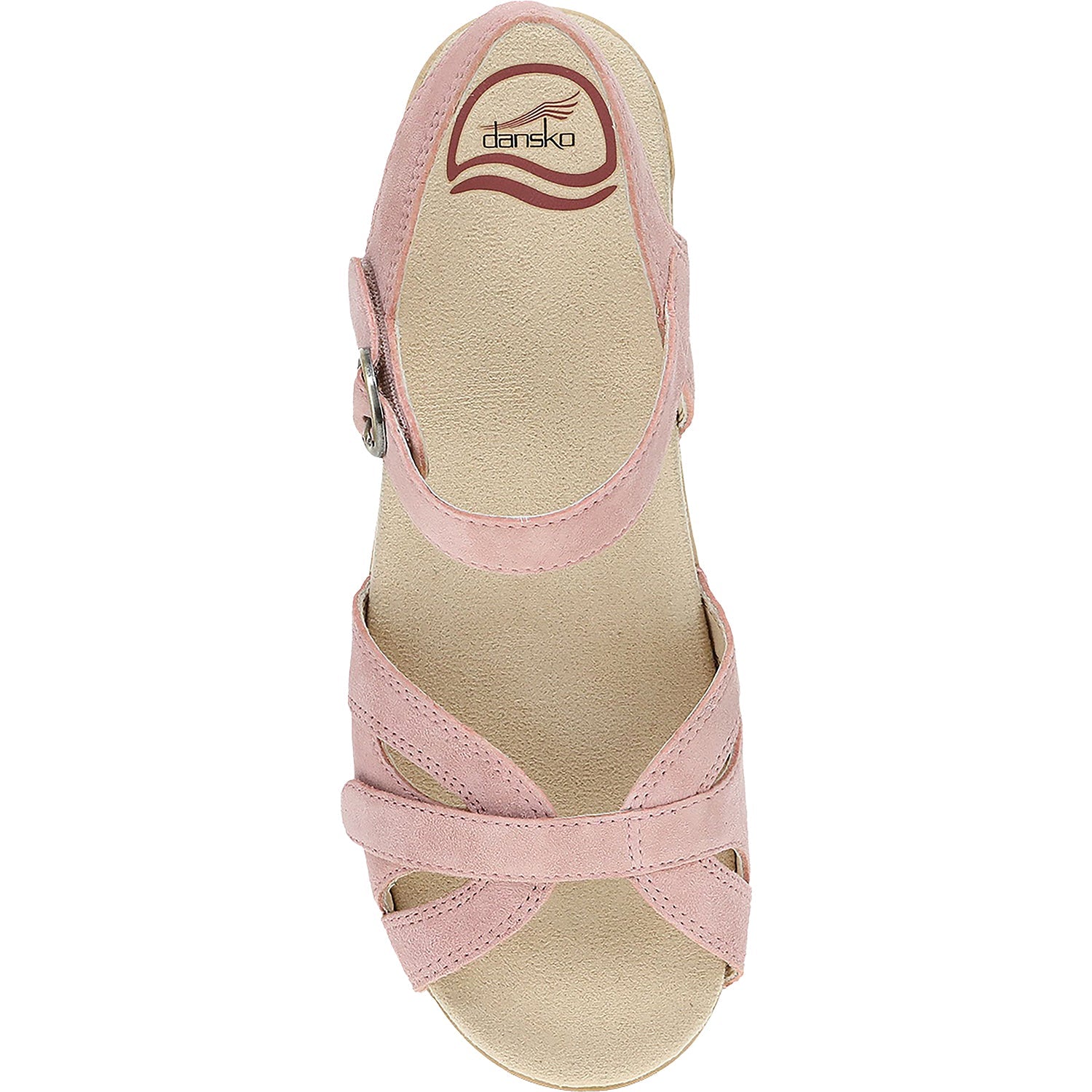 Dansko Season Women's Backstrap Sandals Petal Suede