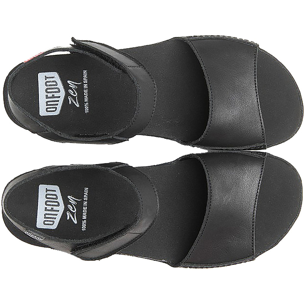 On Foot Cynara 203 Tucson Women's Ankle Strap Sandals Black Leather
