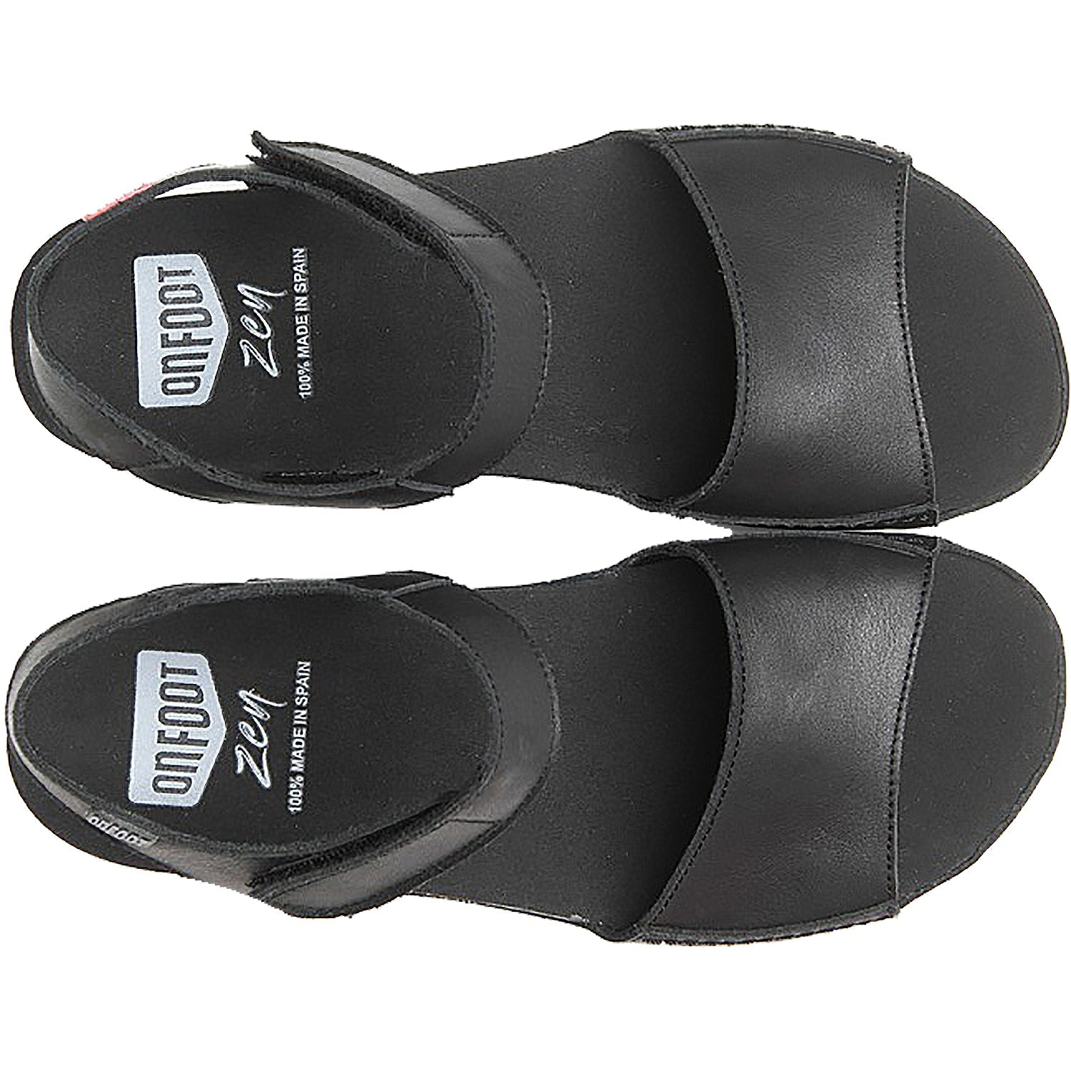 On Foot Cynara 203 Tucson Women's Ankle Strap Sandals Black Leather