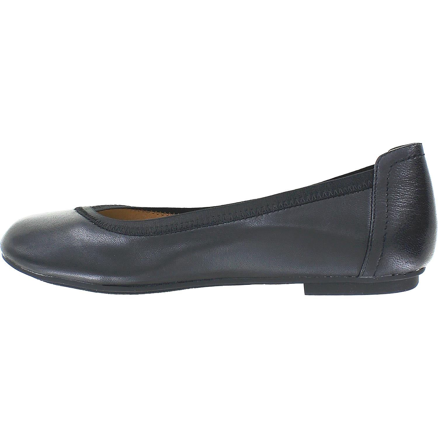 Vionic Caroll Women's Slip On Flats Black Leather
