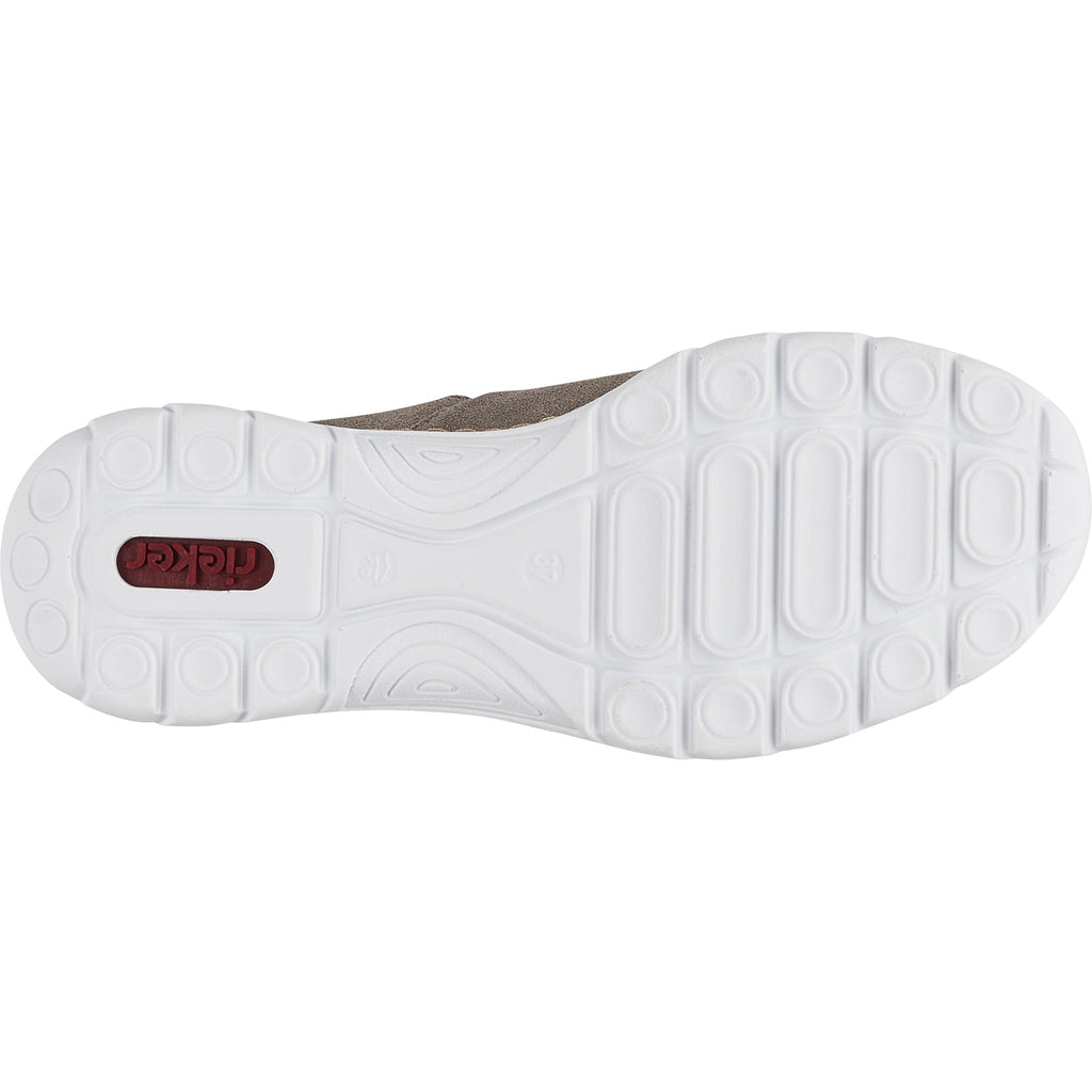 Rieker N42F1-40 Nikita F1 Women's Sneakers Cement/Dust Silver Suede
