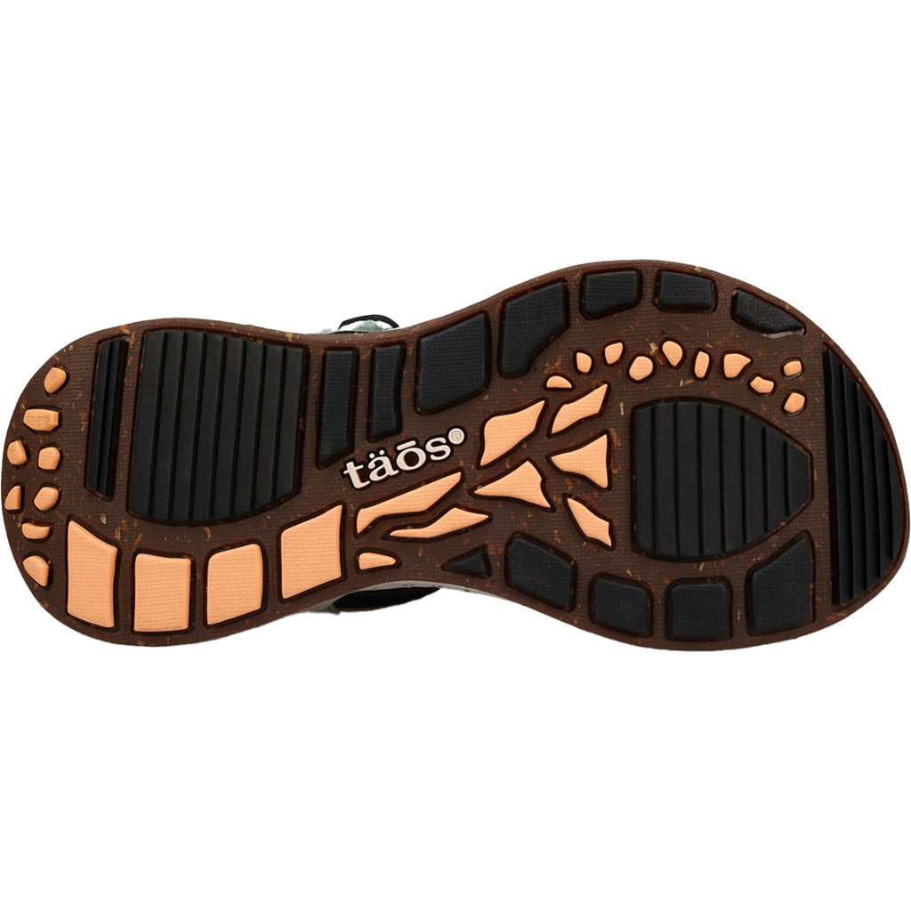 Taos Super Slide Women's All Terrain Sandals Retro Embossed Leather/Nylon