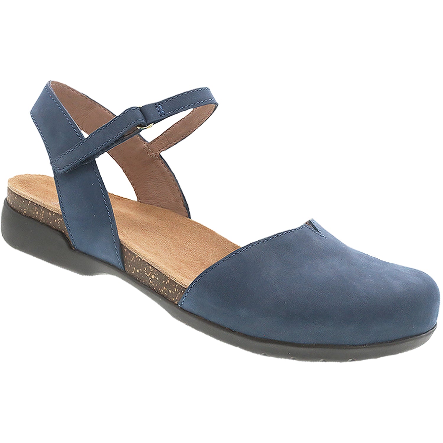 Dansko Rowan Women's Shoes Navy Milled Nubuck