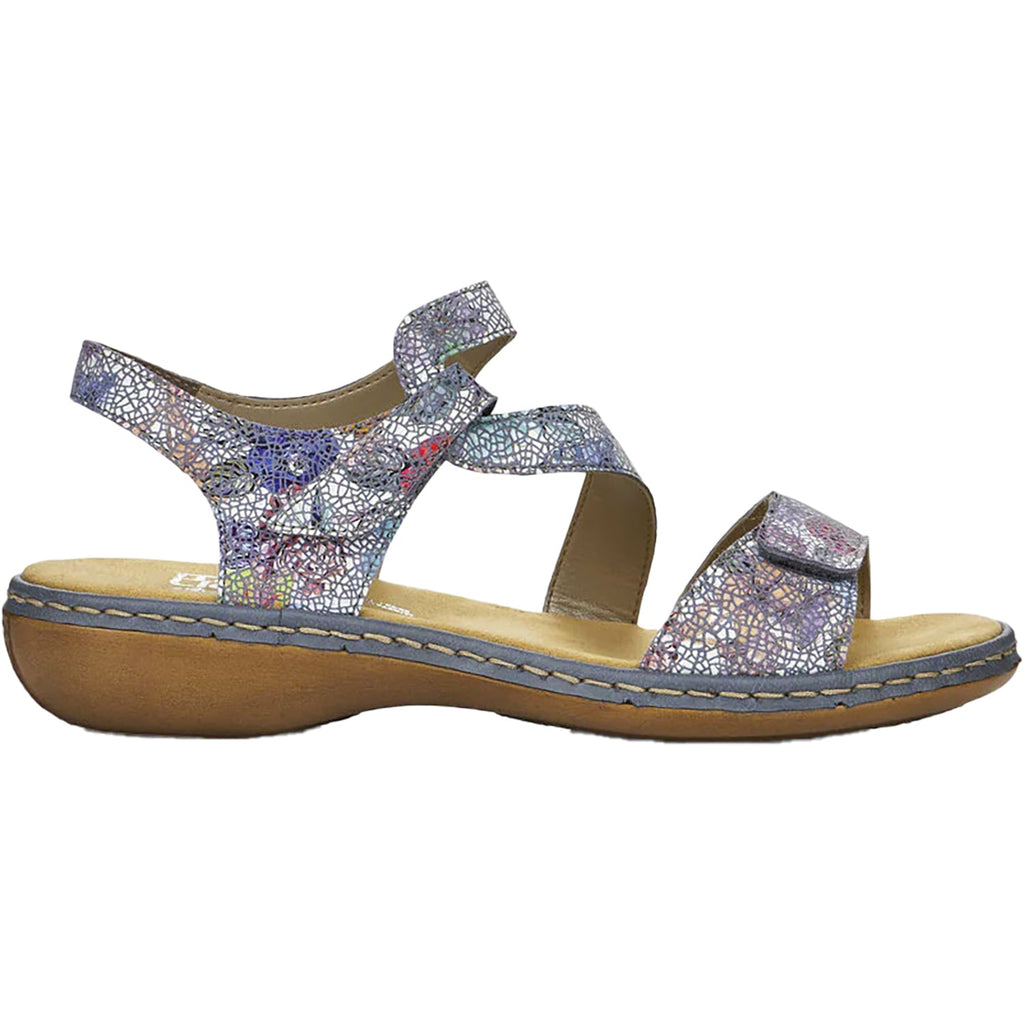 Rieker 659C7-90 Regina C7 Women's Sandals Adria-Multi Leather