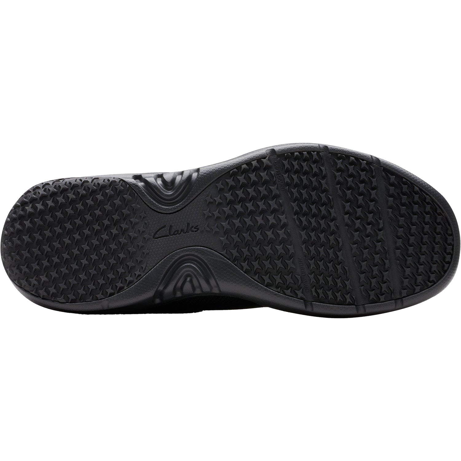 Clarks Pro Knit SR Men's SR Shoes Black Mesh