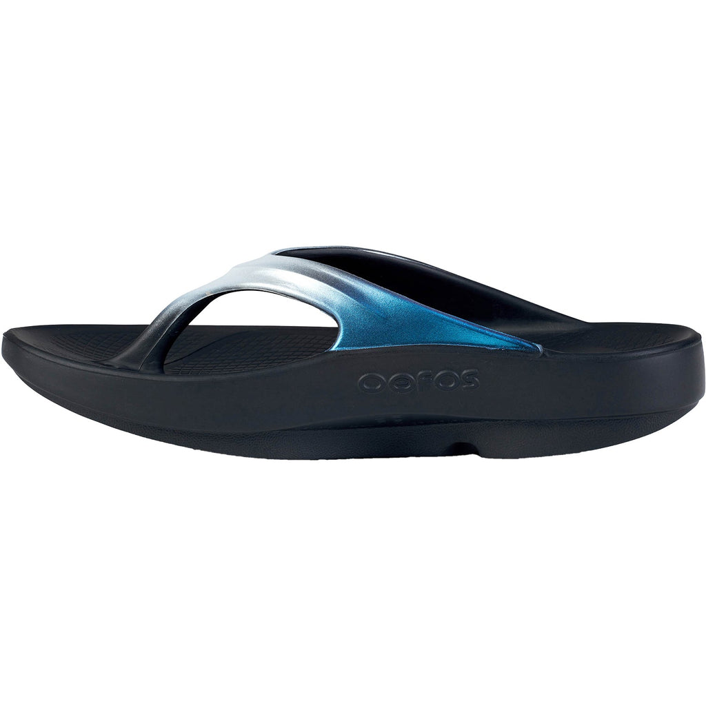 OOFOS OOlala Luxe Women's Thong Sandals Frost Synthetic