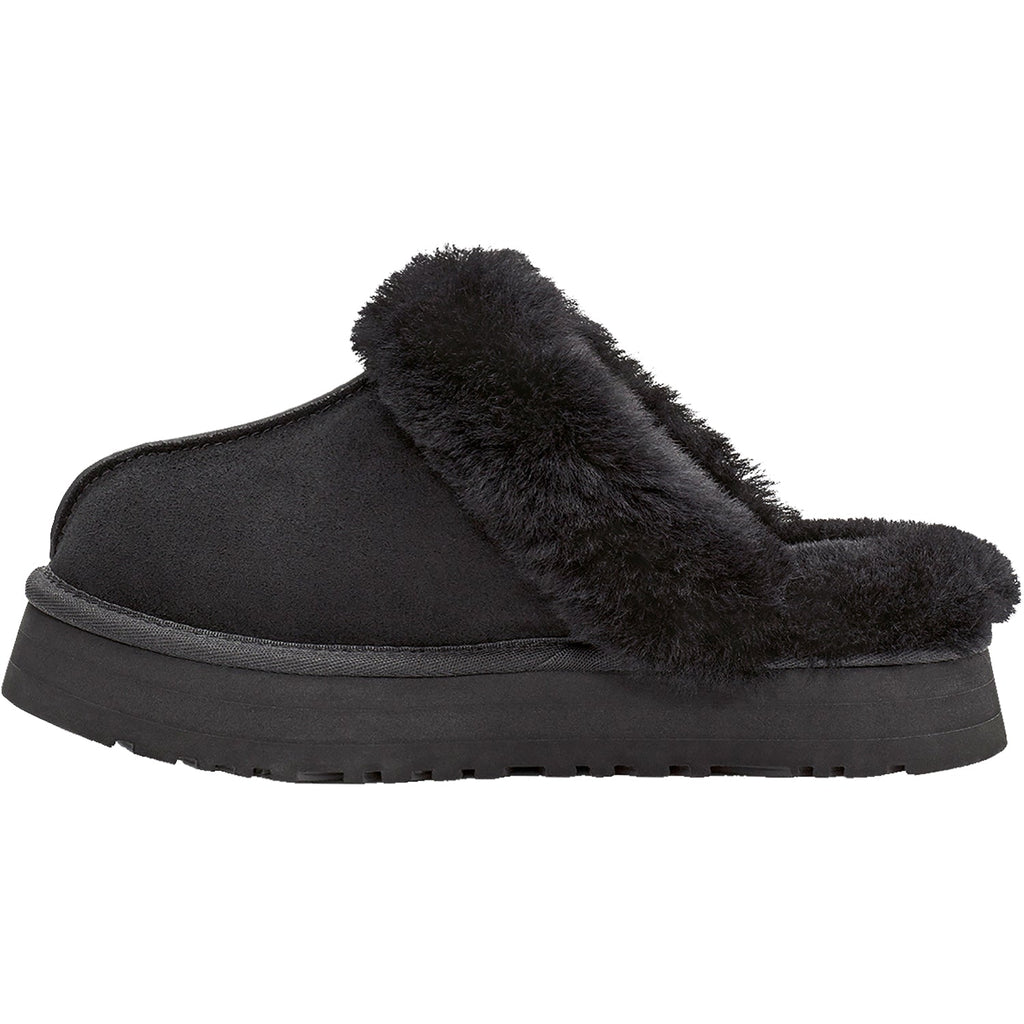 UGG Disquette Women's Slippers Black Sheepskin