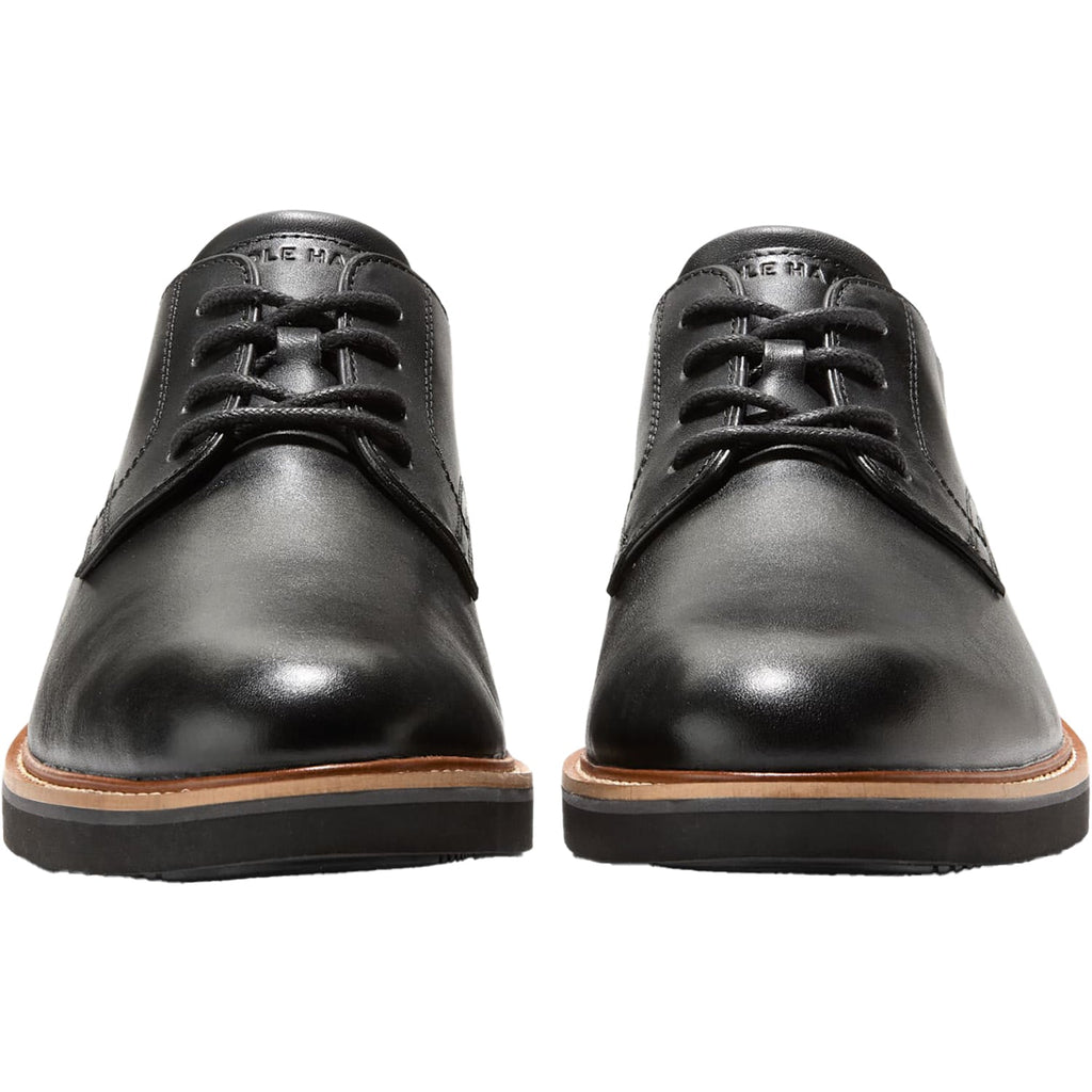 Cole Haan American Classics Montrose Plain Toe Men's Dress Lace Up Shoes Black/Dark Chocolate Leather