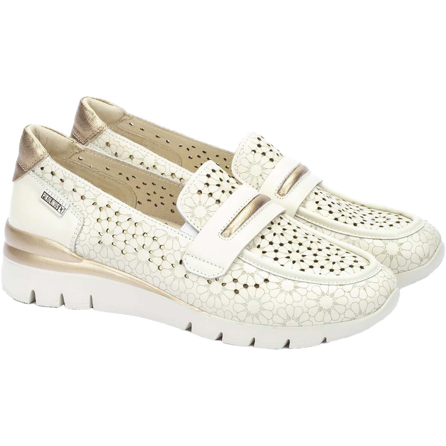Pikolinos Cantabria W4R-6518C1 Women's Loafers Nata Leather