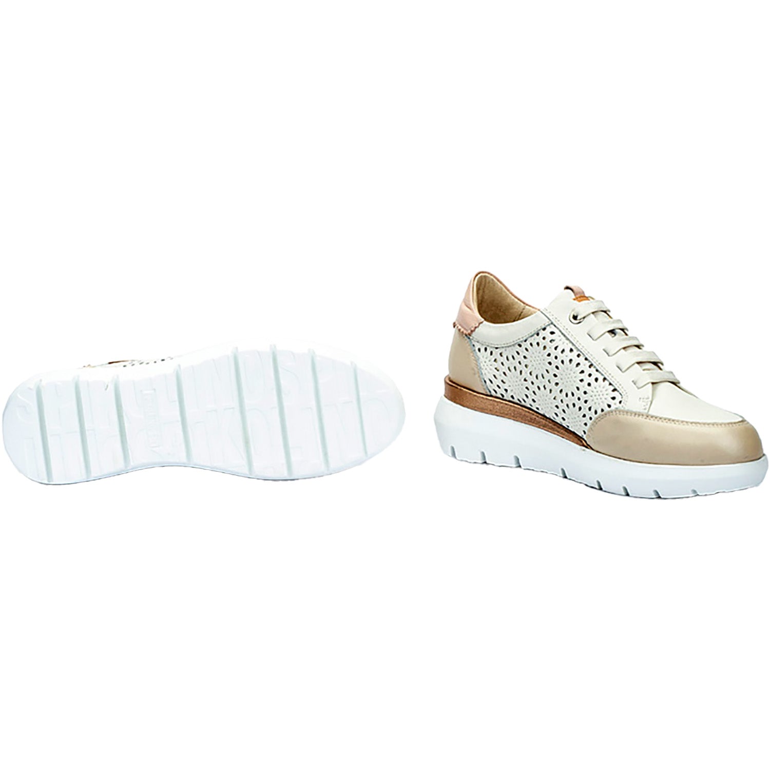 Pikolinos Ruea Women's Athletic Shoes Trainers Off White