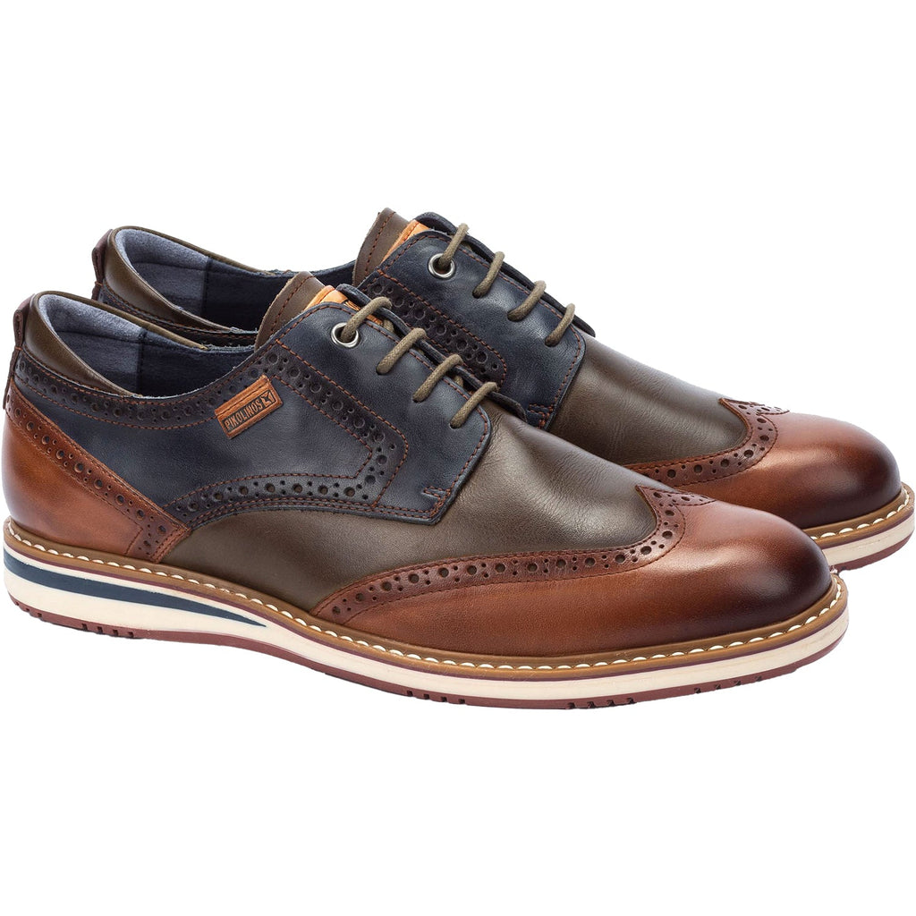 Pikolinos Avila M1T-4191C1 Men's Dress Shoes Brandy Leather