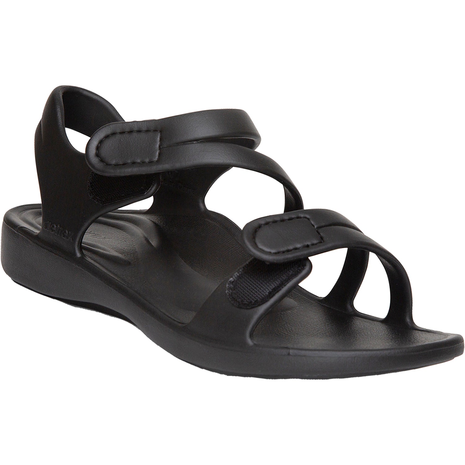 Aetrex Jillian Sport Women's Backstrap Sandals Black EVA