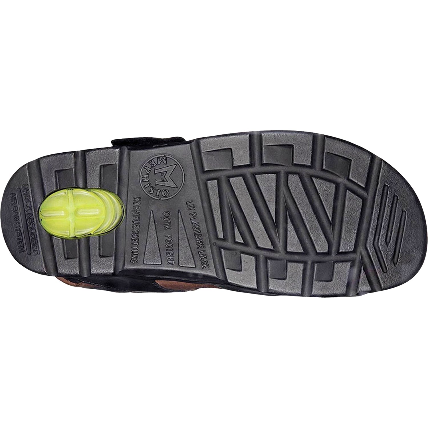 Mephisto Shark Men's Outdoor Sandals Brown/Black Leather