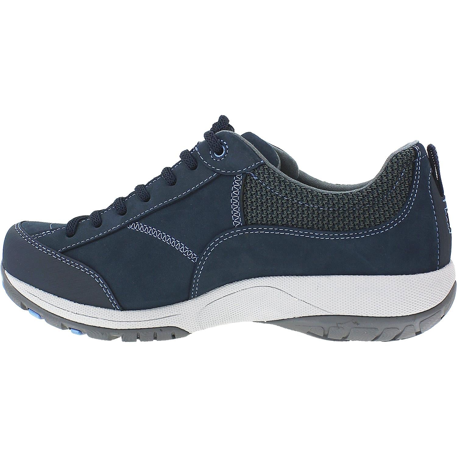 Dansko Paisley Women's Waterproof Shoes Navy Milled Nubuck