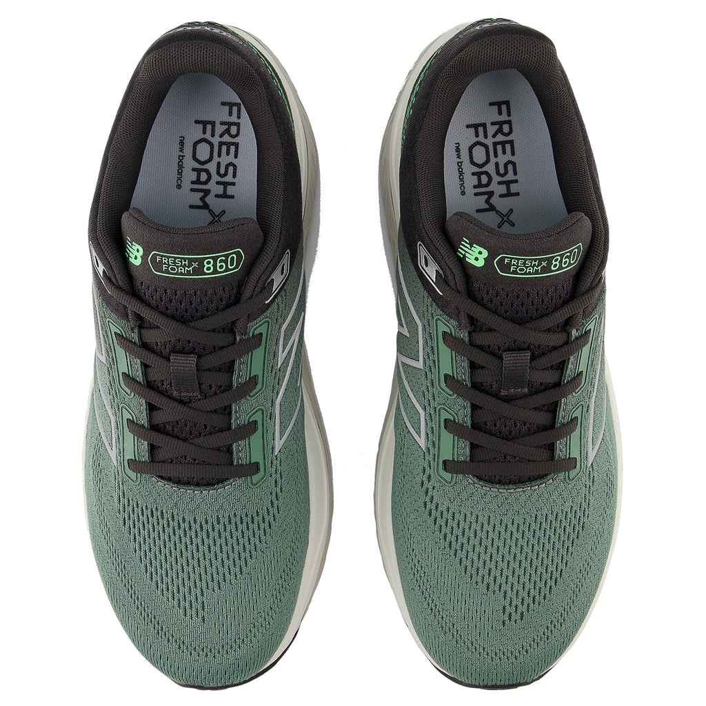 New Balance M860U14 (Stability Support) Men's Athletic Shoes Sneakers Dark Juniper/Black Cement/Grey Matter