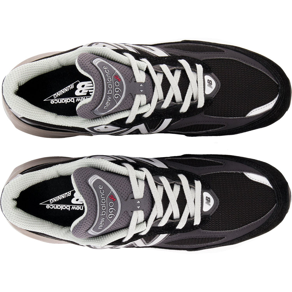 New Balance W990BK6 /Mesh - Made in USA Women's Running Shoes Black Suede/Mesh