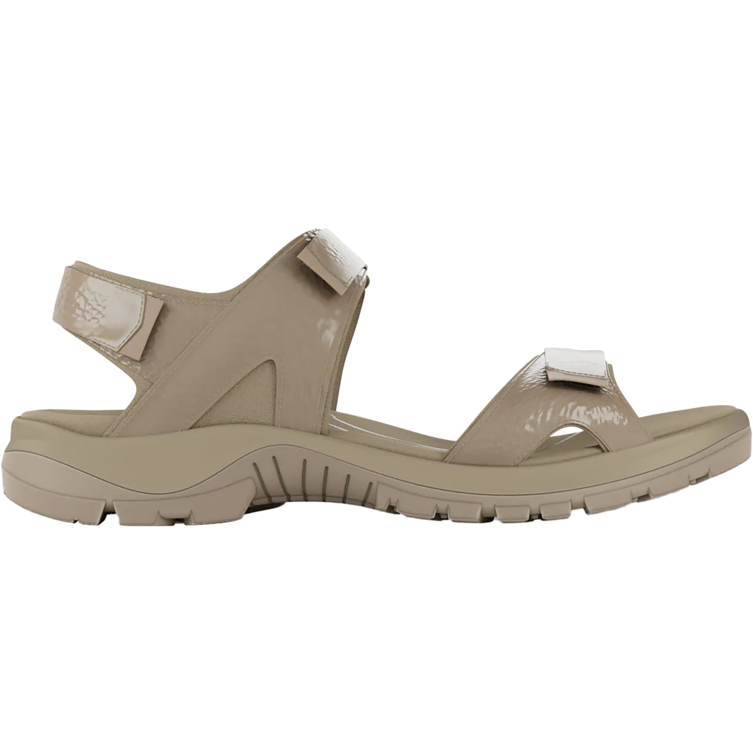 Ecco Yucatan 20 3s Women's Sandals Nude Crinkle Patent