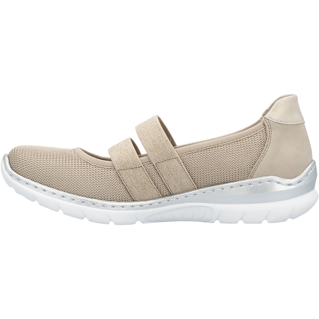 Rieker L3281-62 Women's Shoes Lehm/Ginger/Muschel