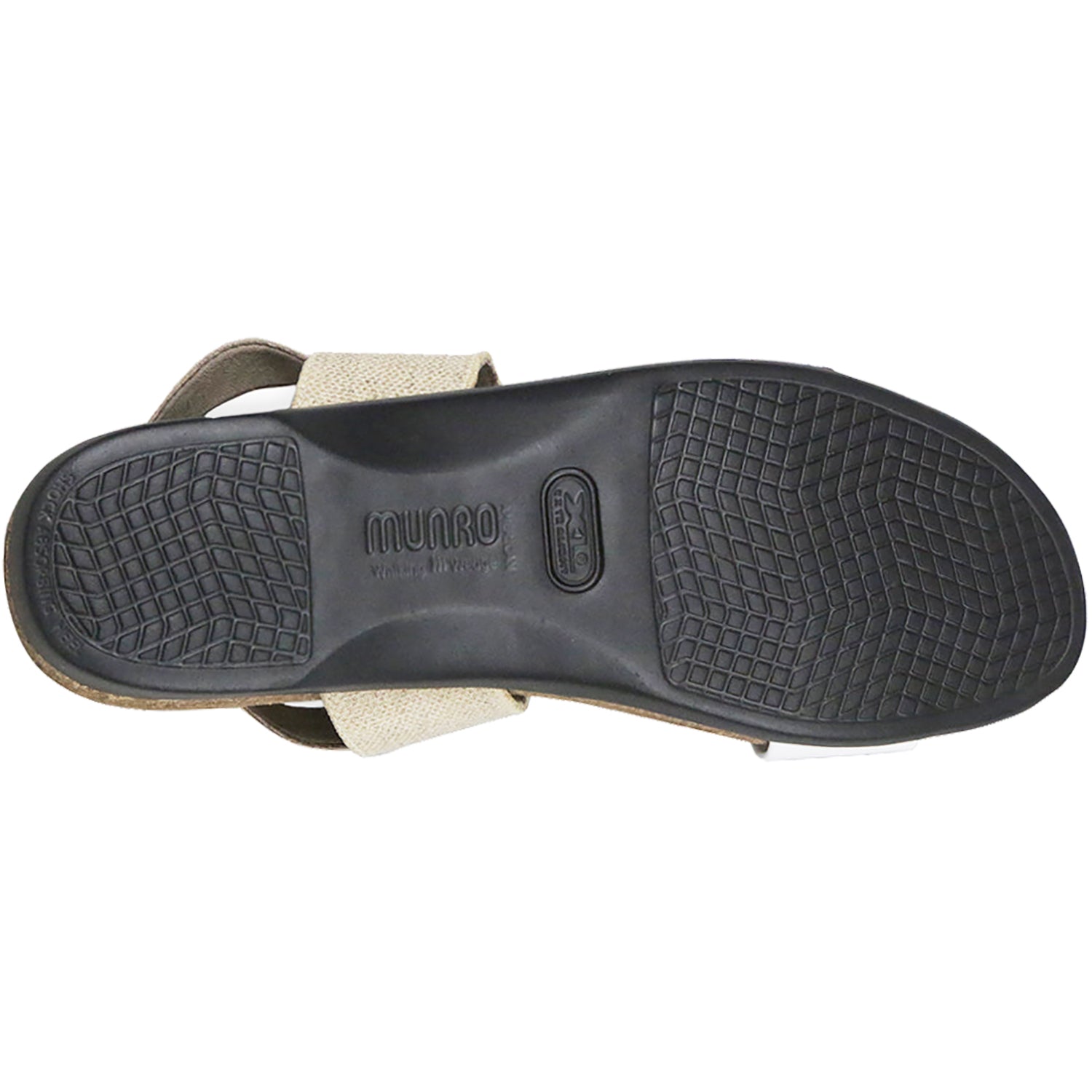 Munro Pisces Women's Wedge Sandals White/Natural Leather