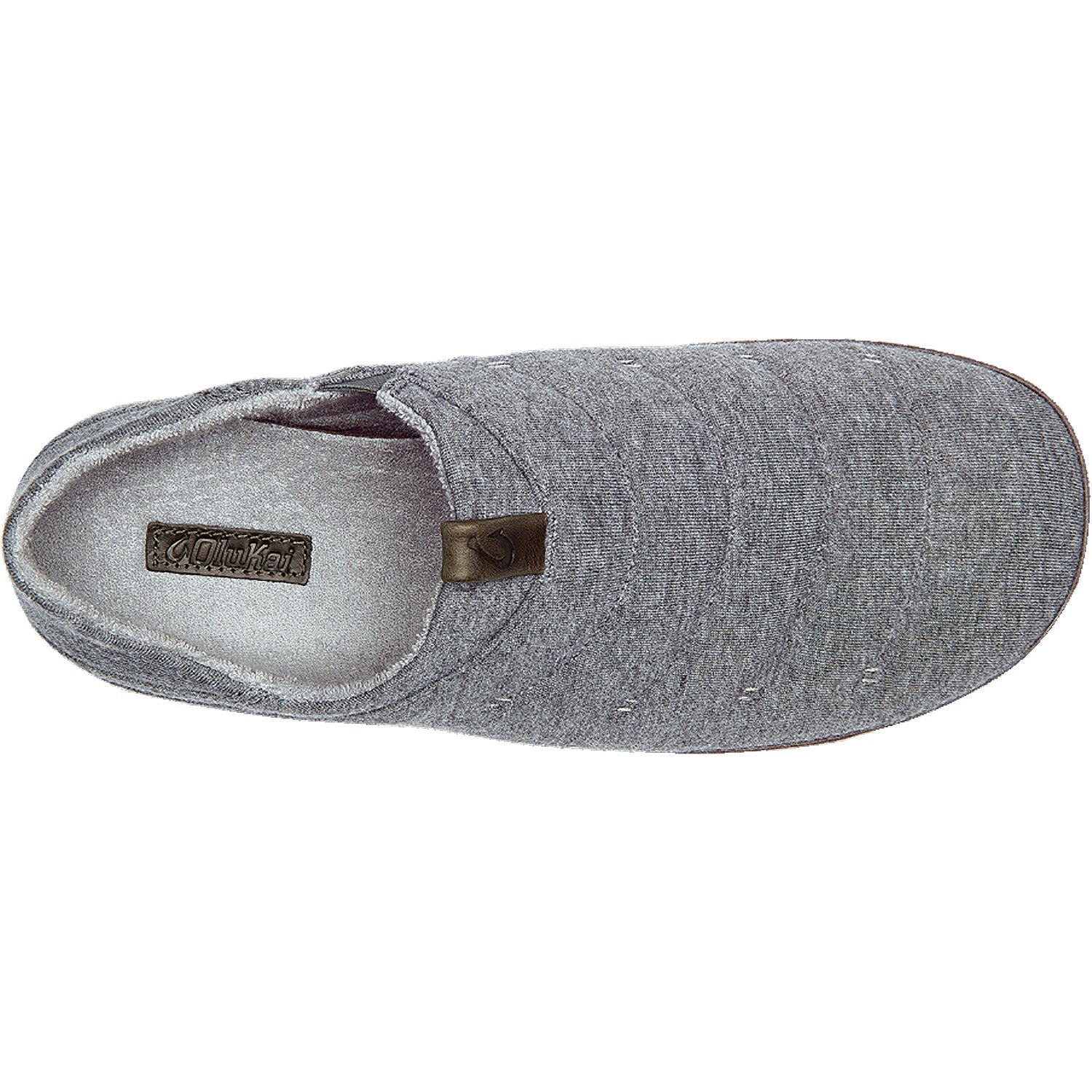 OluKai Mahana Men's Jersey Slippers Dark Shadow Jersey Knit