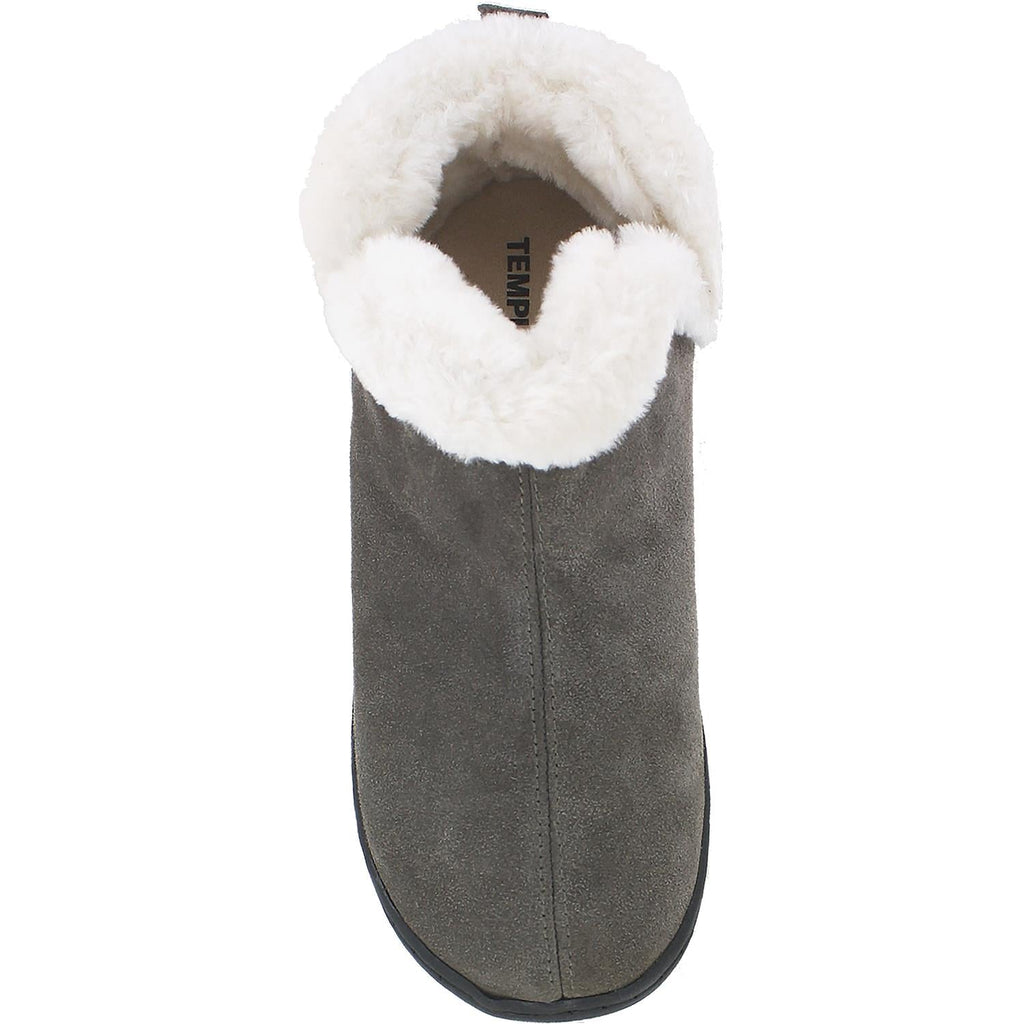 Tempur-Pedic Vallery Women's Tempur-Pedic Slippers Grey Suede