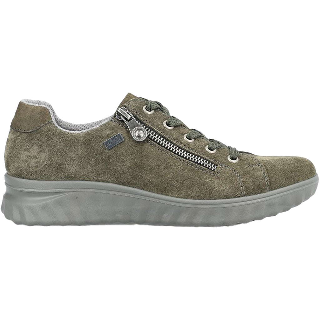 Rieker 59000-54 Vegan Women's Shoes Khaki/Moor