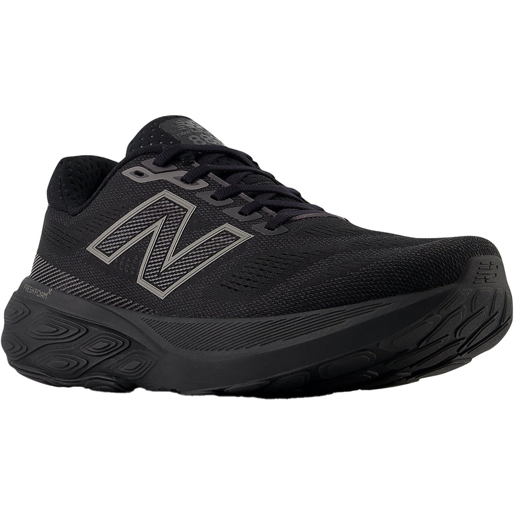 New Balance M880K15 // Metallic (Neutral Support) Men's Athletic Shoes Sneakers Black/Black/Black Mesh