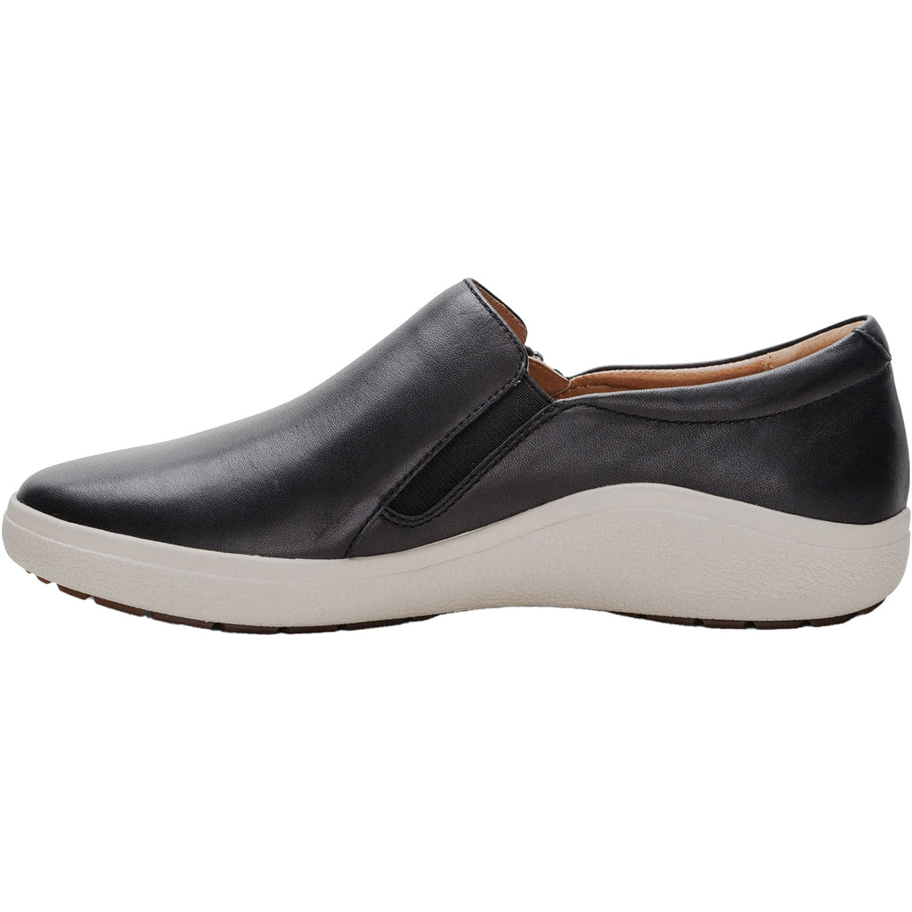 Aetrex Jenna Women's Slip Ons Black Leather
