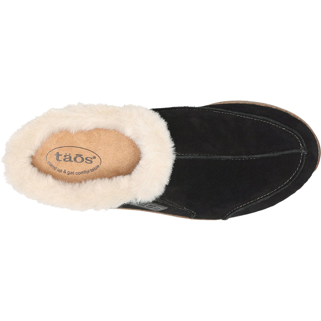 Taos Future Women's Clogs Black Suede