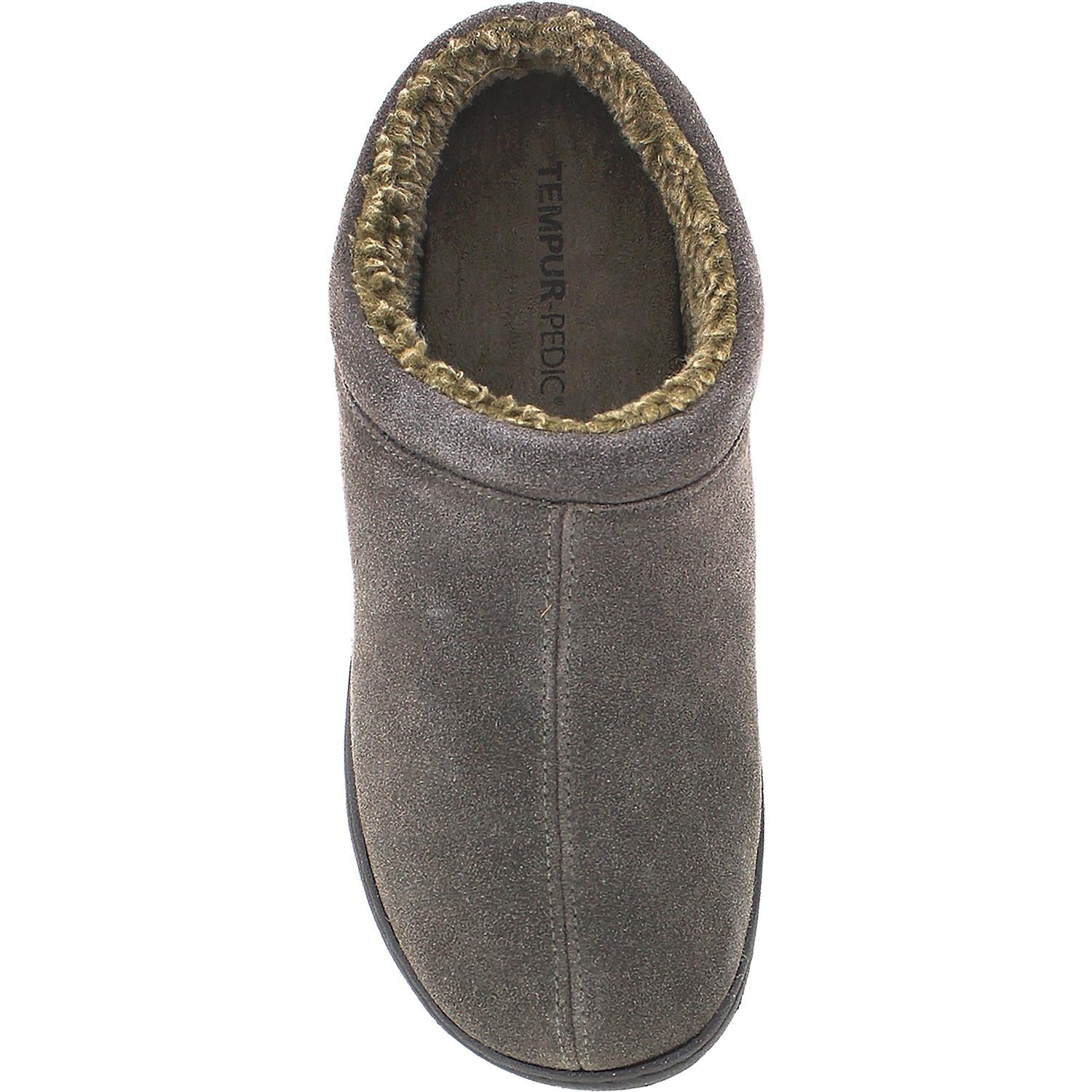 Tempur-Pedic Arlow Men's Tempur-Pedic Slippers Charcoal Suede