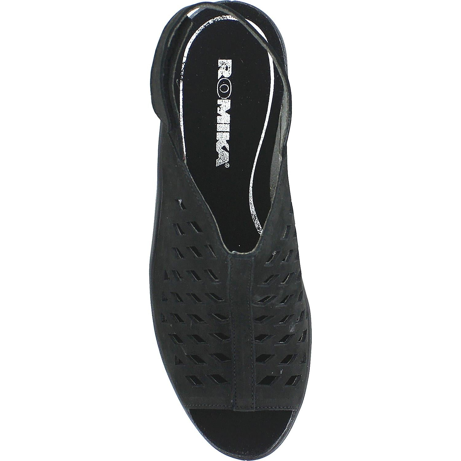 Women's Romika Mokassetta 334 Black Nubuck